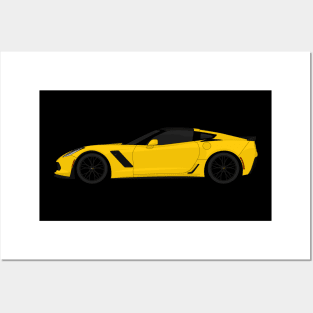 Z06 YELLOW 2 Posters and Art